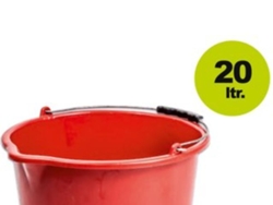 Cubo 20 Lts Agricola Rojo Mod. Kim Ebertools Expert