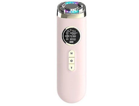 Dispositivo de limpieza sónico Ems Masaje facial por radiofrecuencia Rf para mejorar el color rosa BISBISOUS