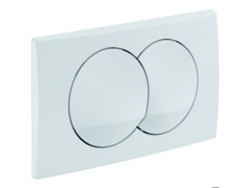 Placa de gatillo de doble toque Delta Blanco Alpino 115.100.11.5 GEBERIT