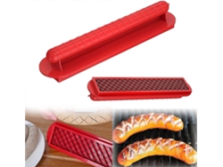 Cortador Multifuncional De Salchichas Y Jamón Con Cuchilla De Acero Inoxidable 304 Y Mango Ergonómico Para Barbacoa
