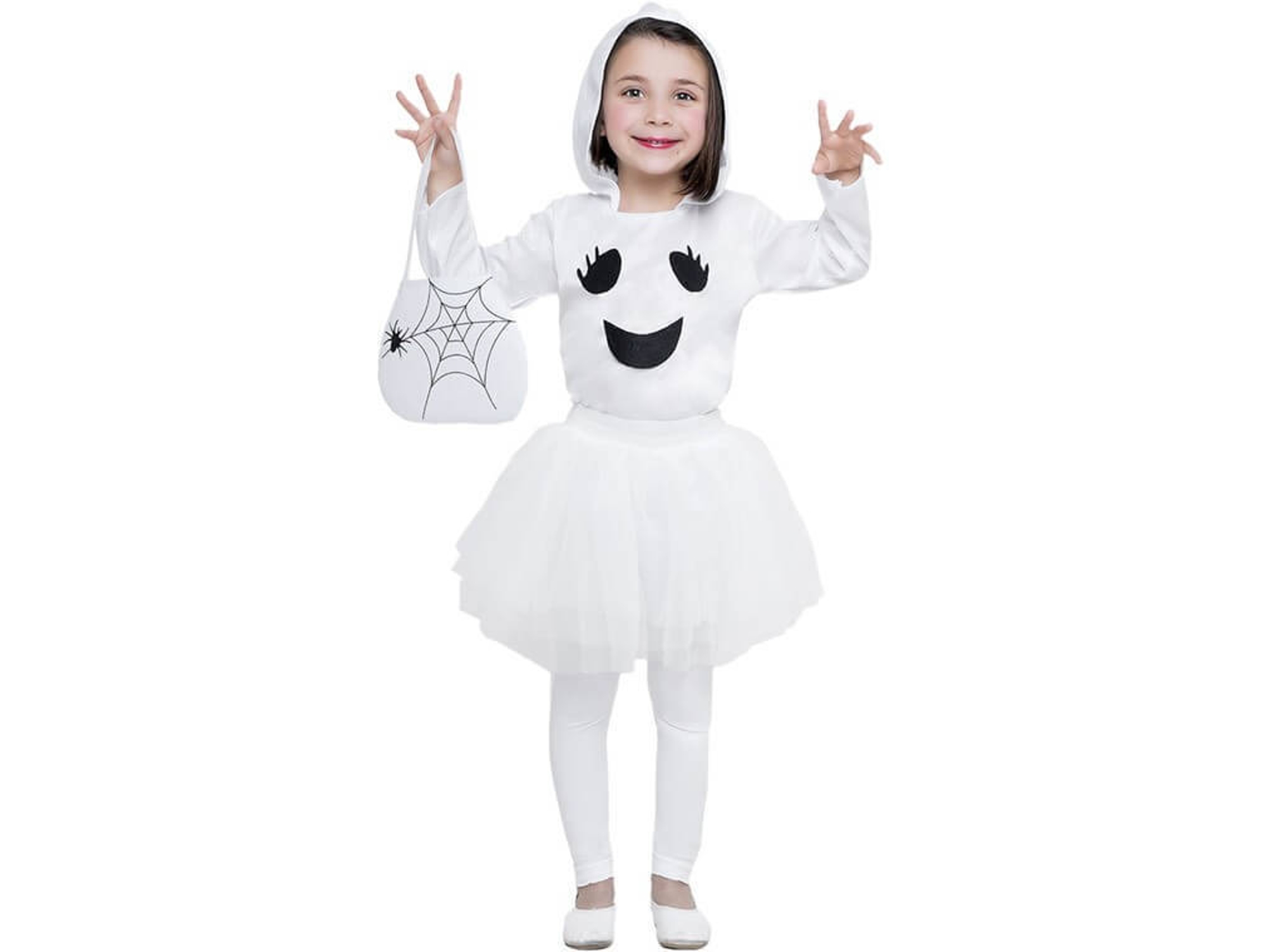 Disfraz de Niña DISFRAZZES Fantasma Tutú (Talla: 3 a 4 años)