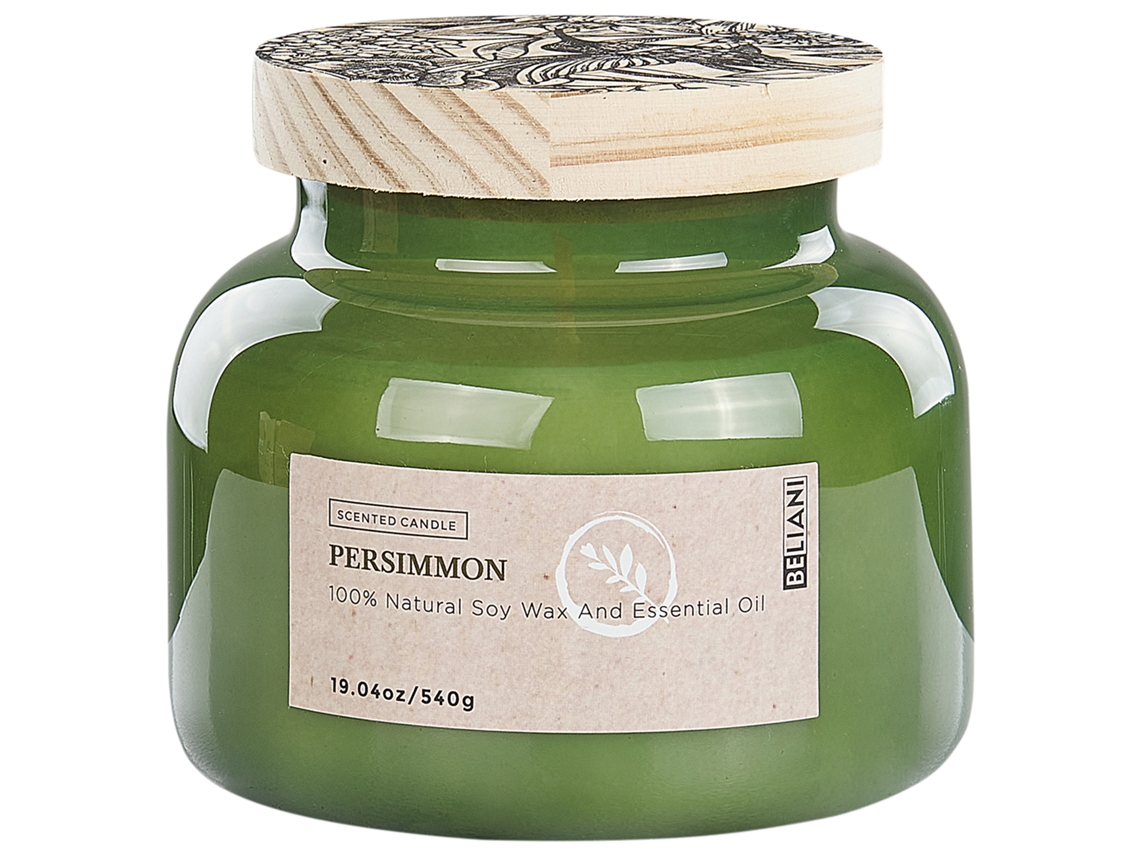 Vela aromática BELIANI Delight bliss de Cera de soja Verde 10x10x10