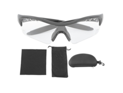 2026-gafas De Sol Infantiles Al Aire Libre Antiviento Protección Uv Deportivas Para Ciclismo Senderismo Marco Negro Lentes Transparentes