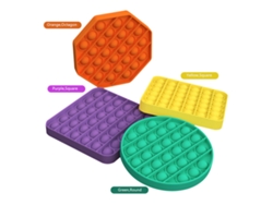 Juguete Sensorial De Burbujas Para Aliviar El Estrés, Juego Educativo Antiestrés, Reutilizable.
