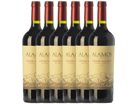 Vino ALAMOS Cabernet Sauvignon Mendoza Joven (0.75 L - 6 unidades)