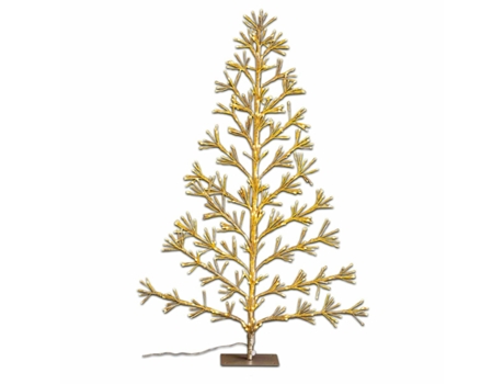 Árbol de Navidad Dorado Metal Plástico 120 cm