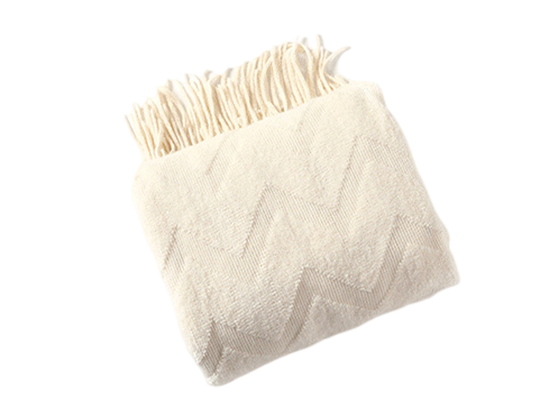 Manta De Lana Para Decoración Acogedora - Manta Suave Tejida Para Sofá, Cama, Hogar Y Hotel