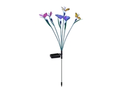 Luces Solares Para Jardín Exterior, 2 Unidades, 6 Led, Luz Solar De Mariposa/luciérnaga, Luz Solar De Jardín, Luz Solar Ip65 Resistent
