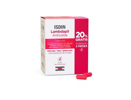 Tratamiento Anticaída Isdin Lambdapil Cápsulas 180 Unidades