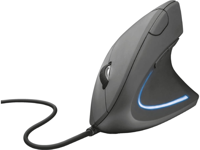 Ratón TRUST Verto (Óptico - 1600 dpi - Negro)