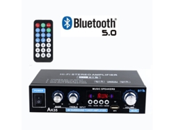 Amplificador Bluetooth Ak35 800W Hifi Fm Usb Automúsica Subwoofer CUICH