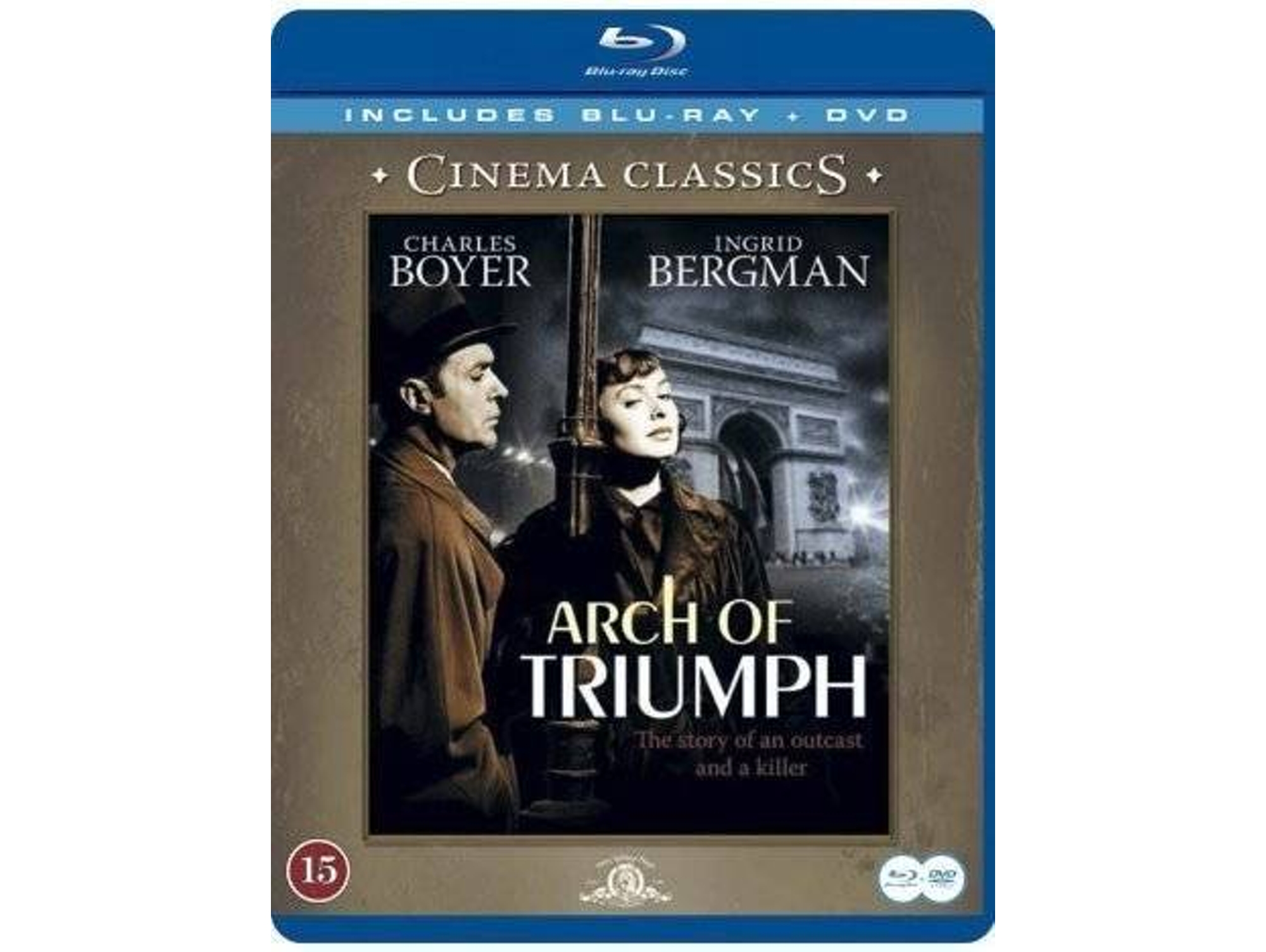 DVD Arco De Triunfo / Arch Of Triumph (Blu-Ray & Combo) [ Origen Danés, Ningun Idioma Espanol ]