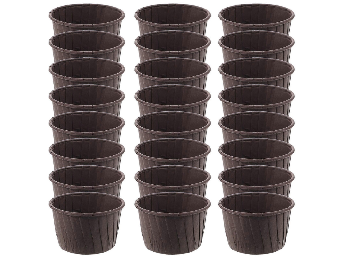 Moldes de papel antiadherentes para mini magdalenas, utensilios de cocina para restaurantes, juego de 50 unidades.