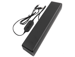 Barra De Sonido Estéreo Con Cable Usb Y Graves Envolventes De 3,5 Mm Para Pc Y Teléfonos Móviles - Negra