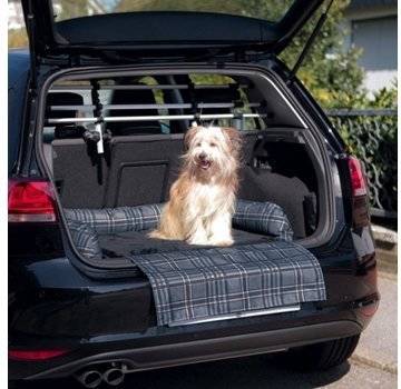 Trixie Suave Felpa coche cama de para perros y gatos antideslizante negro 80x60cm 1