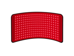 Esterilla terapéutica con luz LED roja, 242 LED, 660 y 850 nm, banda terapéutica con luz roja infrarroja cercana, enchufe americano. GOKOCO