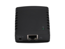 Servidor De Impresión Usb Inalámbrico De 100 Mbps, Adaptador Usb A Rj45 Con Enchufe Europeo Para Compartir Impresiones.