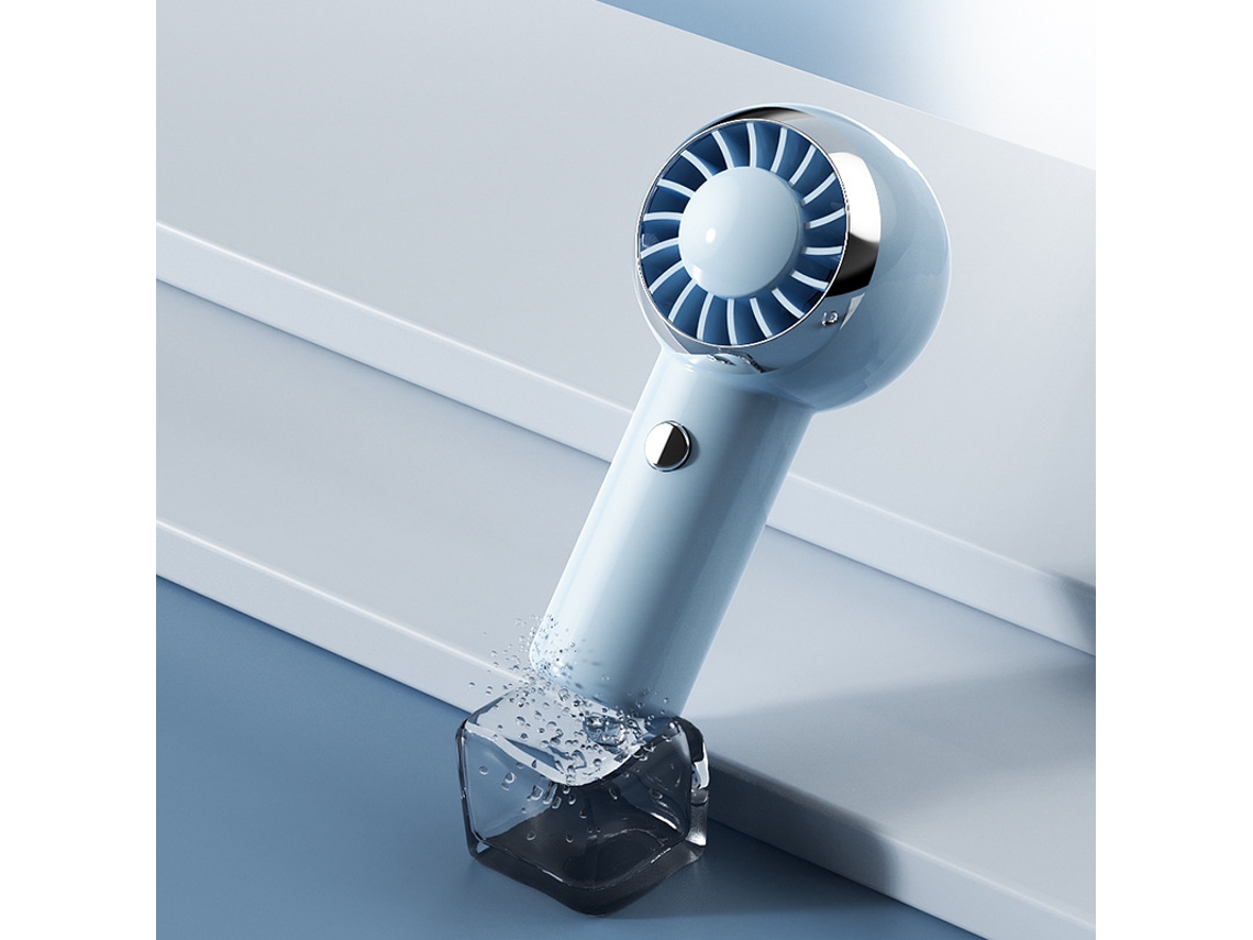 Mini Ventilador Portátil Usb De Eje Turbo Y Flujo Axial - Blanco