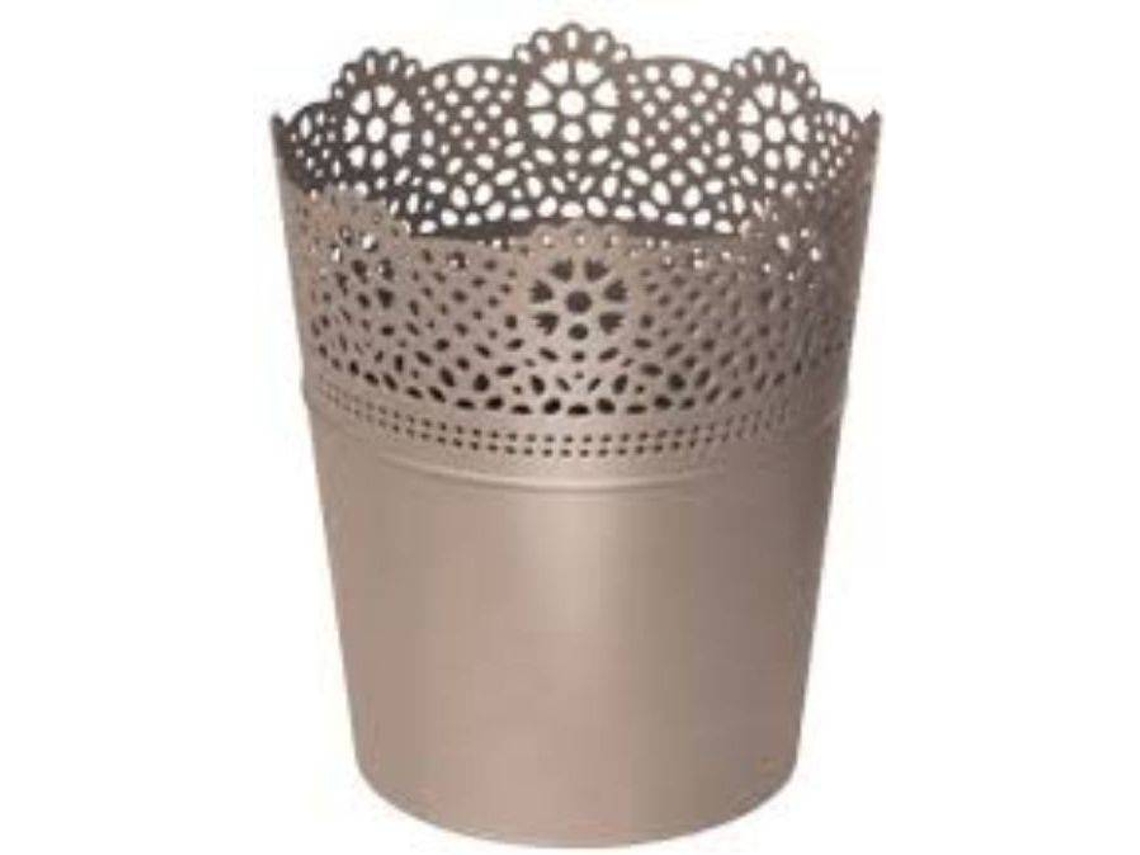 Maceta PROSPERPLAST Lace (Beis - 18 x 21 cm)