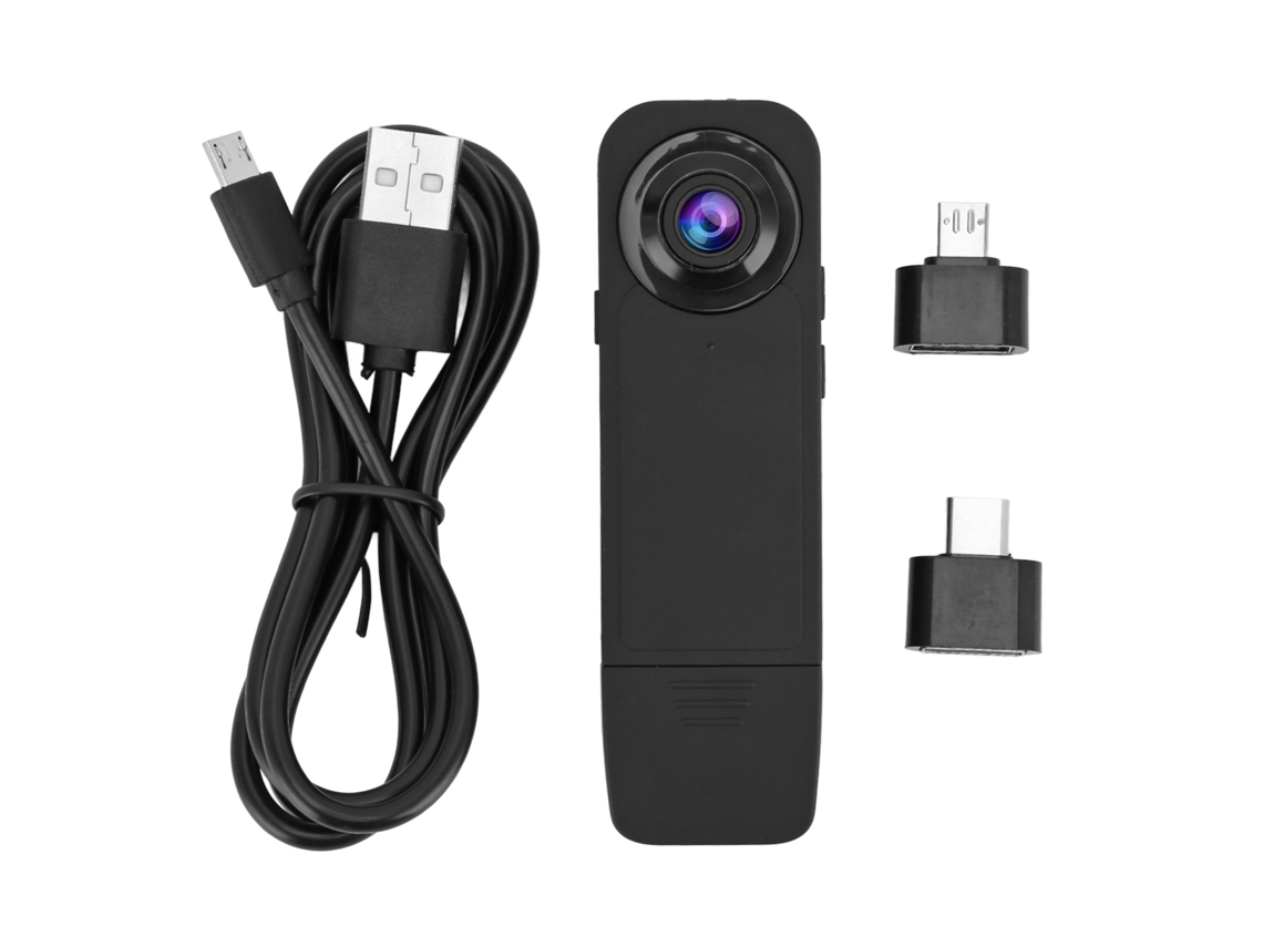 Câmera Corporal Vestível 1080p Com Detecção De Movimento Gravador De Vídeo Portátil Mini Bolso Usb Recarregável