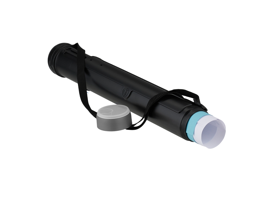 Relaxdays Rolo Extensível Para Cartazes, 50-108 Cm, Ø 8,5 Cm, Transporte De Pôsteres E Desenhos Até Din A0, Preto/cinza