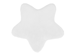 Dan26-almohada Estrella Suave Decorativa Peluche Juguete Para Sofá Dormitorio Coche 19.6 Pulgadas Blanca