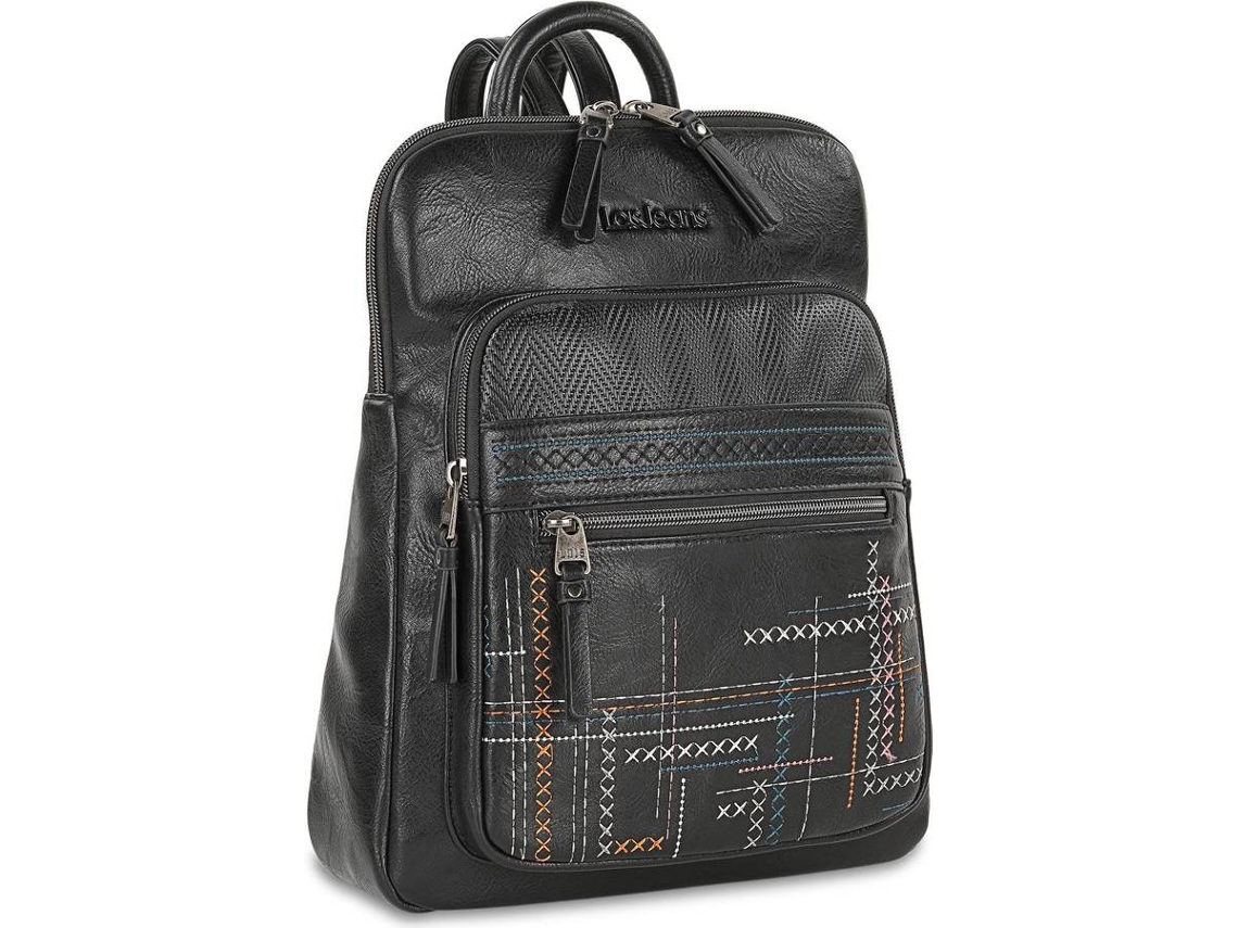 Mochila LOIS 310723 (Negro - 33x26.5x8.5 cm)
