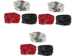 9 Piezas De Diademas De Poliéster Y Spandex Para Mujer