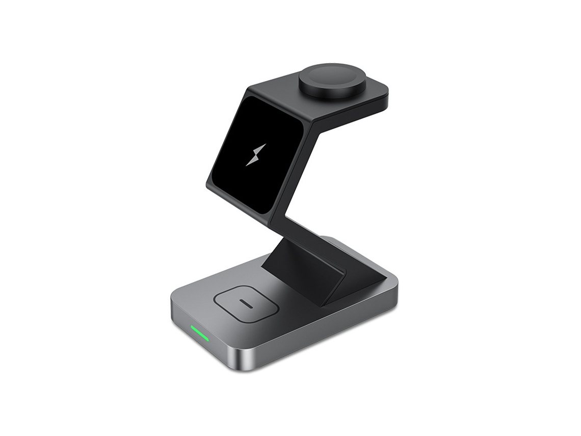 Cargador Carga Inalámbrica Rápida Apaga Automáticamente La Luz Yizhood Negro