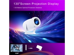 Proyector Portátil, Android 13, Wi-fi 6, Bluetooth 5.0, Hd 720p, Proyector Inteligente, Estándar Europeo.