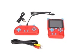 Console De Jogos Portátil Retro Com Tela De Cor 3 Polegadas, Bateria Recarregável 1020mah E Suporte A Tv E 2 Jogadores