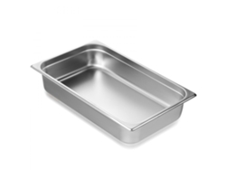 Juego de bandejas de acero inoxidable Gn 1/1 13,9l para hostelería, hornos y baño maría Tekmaquinas