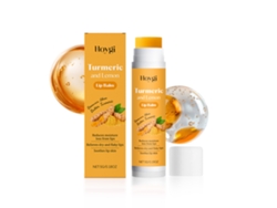 Bálsamo labial nutritivo e iluminador con cúrcuma