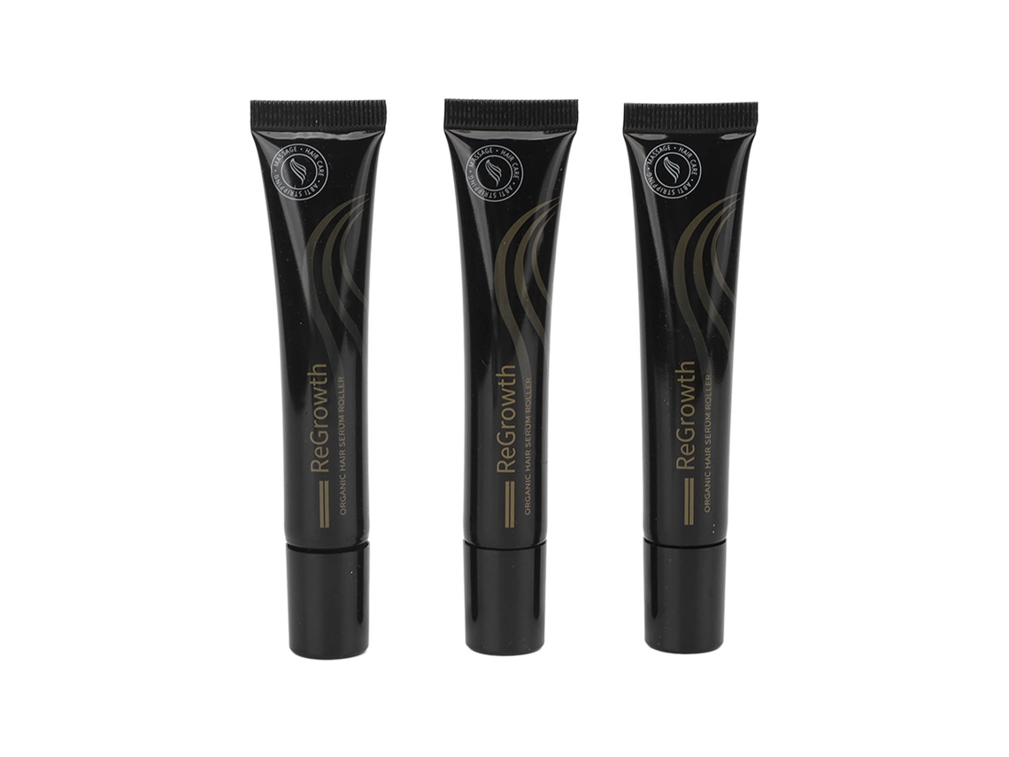 3pcs Suero Capilar Para Crecimiento De Pelo 20ml Con Rodillo Extracto De Polygonum Multiflorum Aceite Nutritivo
