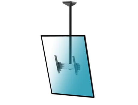 Soporte de techo inclinable para TV 43"-75", Modo Vertical, Altura 150 cm