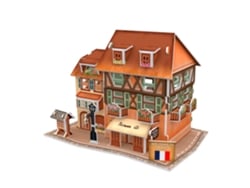 Rompecabezas 3d, Estilo Internacional, Tienda De Moda Clásica Francesa. 17x11x12 Cm.