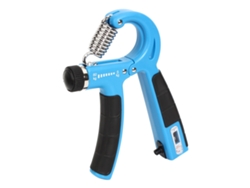 Entrenador De Fuerza De Agarre Con Contador, Ejercitador De Dedos Portátil Para El Desarrollo Y La Recuperación Muscular, Azul/negro