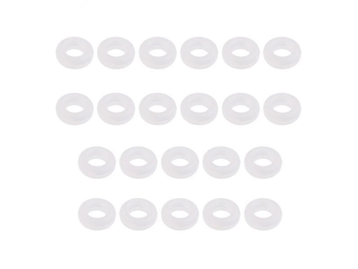 2 x 10 pares de ganchos de silicona antideslizantes para gafas de sol blancas Rosewell