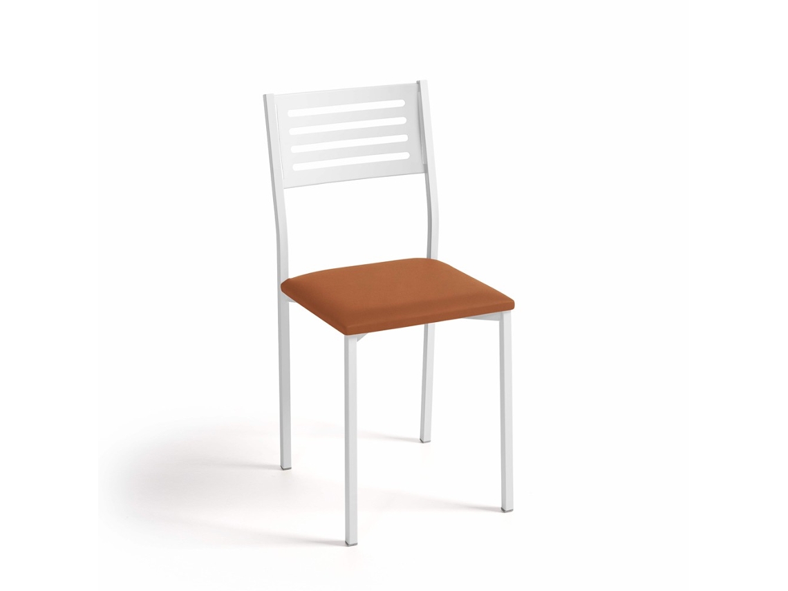 Cadeira de Cozinha Kati Branca 38x86x47cm Domus Terra FANMUEBLES