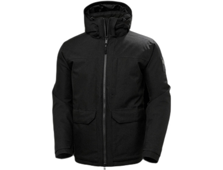 Abrigo HELLY HANSEN Poliéster Mujer (L - Negro)