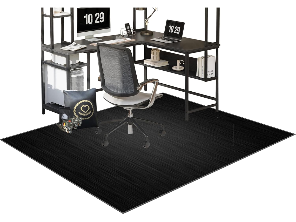 Alfombrilla Silla Oficina, Suelo, Antideslizante Gaming, Madera Silenciosa Protege, 70 X 100 Cm