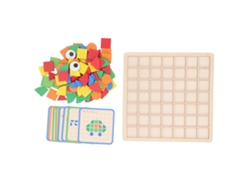 Rompecabezas De Bloques De Madera Para Niños Con Coordinación Y Cognición