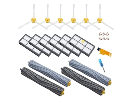 Kit de reposición de 16 piezas para Irobot Roomba serie 800 900, accesorio de aspiradora robótica con piezas de repuesto