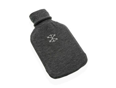 Bolsa de Agua Caliente VERSA Gris Copos de nieve