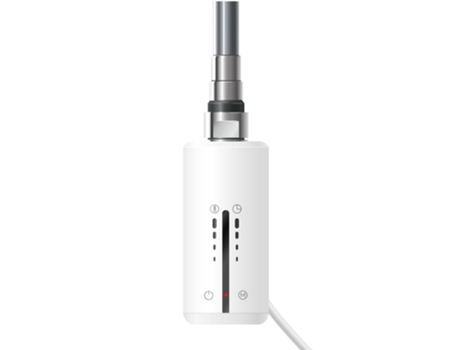 Elemento calefactor para radiador de baño 600W Blanco con termostato Control de temperatura Temporizador y funcionamiento táctil LUXEBATH