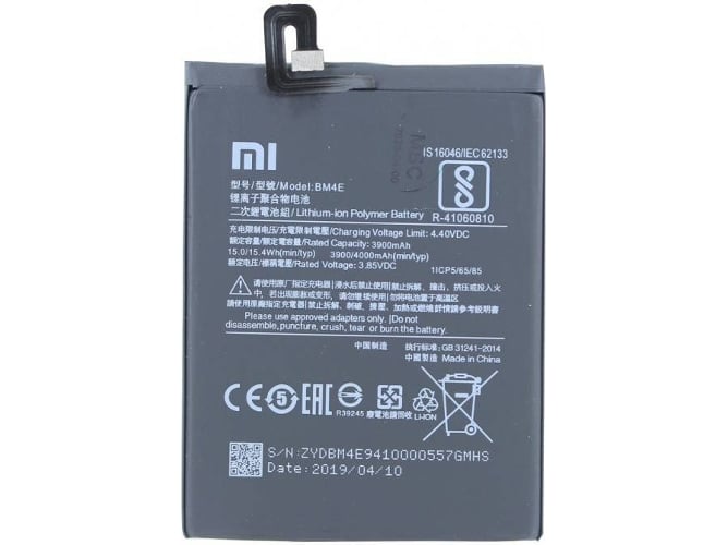 Batería XIAOMI Lithium Ionen BM4E Xiaomi Mi Pocophone F1 (4000mAh)