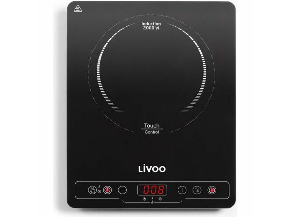 Cocina Portátil Eléctrica LIVOO DOC235 (Nº quemadores 1 - Negro)