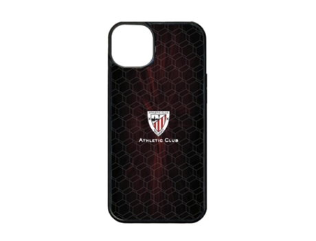 Funda Móvil Oficial Athletic Club para iPhone 15 Plus PHONECASES3D Piel Sintética Negro