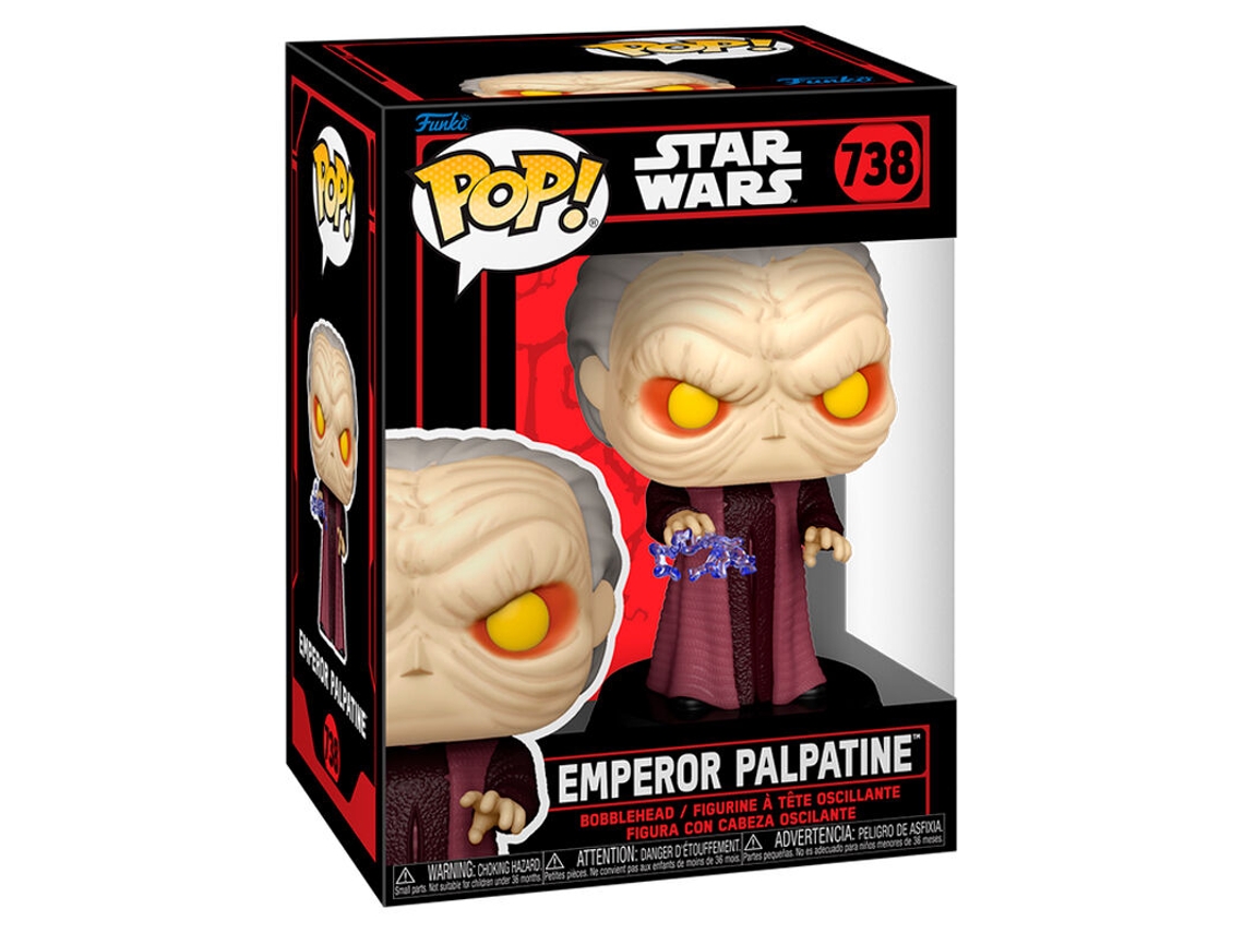 Figura Pop Star Wars Emperador Palpatine B.activo