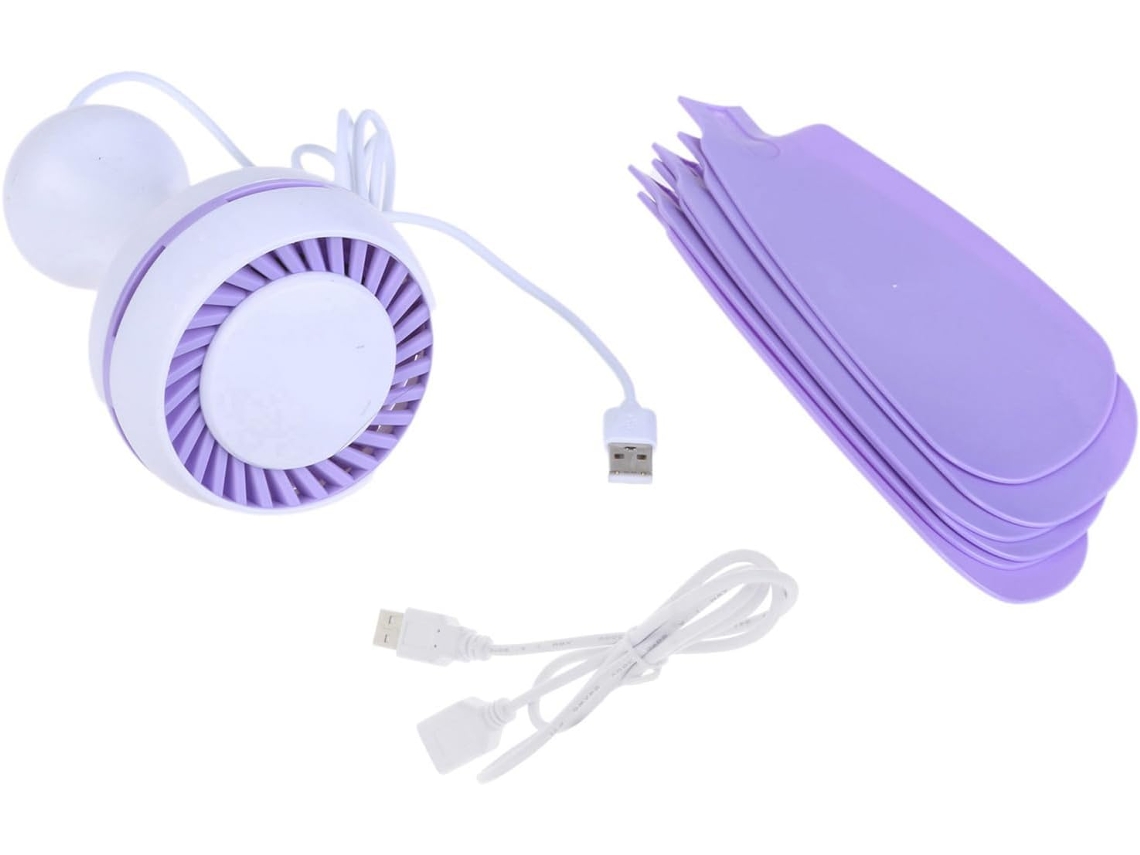 Ventilador De Techo De 6" Con Puerto Usb Para Uso Exterior, Apto Para Caravanas, Interiores Y Camping - Funcionamiento Silencioso